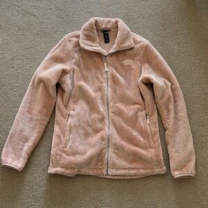 The North Face jacket, women’s medium, light pink.